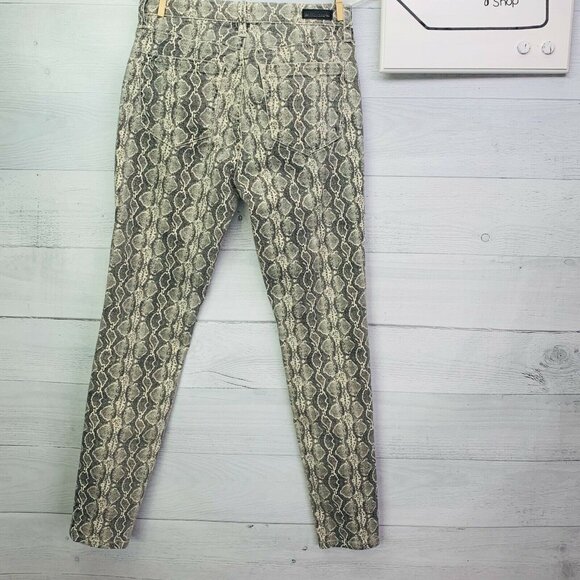 BLANKNYC Womens The Bond Mid Rise Skinny in Snake Along Stretch Denim Size 27 - Picture 9 of 13